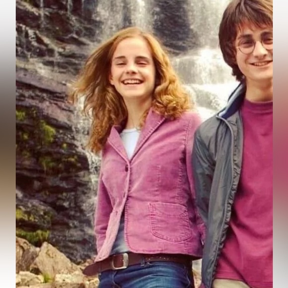 GAP Vintage Y2K Hermione Granger Corduroy Two Button Blazer - Picture 12 of 13